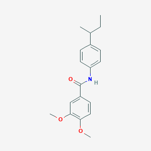 molecular formula C19H23NO3 B336713 N-[4-(butan-2-yl)phenyl]-3,4-dimethoxybenzamide 