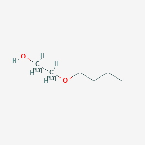 molecular formula C6H14O2 B3367133 2-Butoxy(ethanol-13C2) CAS No. 163127-01-3