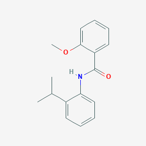 molecular formula C17H19NO2 B336714 N-(2-isopropylphenyl)-2-methoxybenzamide 