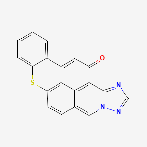 molecular formula C19H9N3OS B3367148 Einecs 240-432-9 CAS No. 16383-96-3