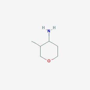 molecular formula C6H13NO B3367167 3-methyltetrahydro-2H-pyran-4-amine CAS No. 1638784-50-5