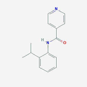 molecular formula C15H16N2O B336717 N-(2-isopropylphenyl)isonicotinamide 