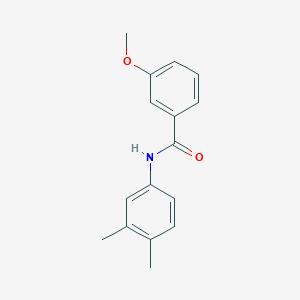 molecular formula C16H17NO2 B336719 N-(3,4-dimethylphenyl)-3-methoxybenzamide 