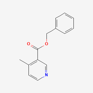 molecular formula C14H13NO2 B3367201 Benzyl 4-methylnicotinate CAS No. 164464-66-8