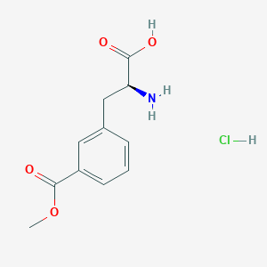 (2S)-2-amino-3-(3-methoxycarbonylphenyl)propanoic acid;hydrochloride