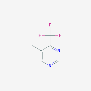 molecular formula C6H5F3N2 B3367266 5-Methyl-4-trifluoromethyl-pyrimidine CAS No. 1706440-73-4