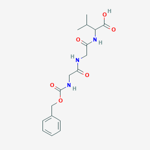 B033673 3-Methyl-2-[[2-[[2-(phenylmethoxycarbonylamino)acetyl]amino]acetyl]amino]butanoic acid CAS No. 34152-86-8