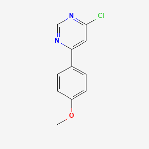 molecular formula C11H9ClN2O B3367309 4-Chloro-6-(4-methoxyphenyl)pyrimidine CAS No. 173064-29-4