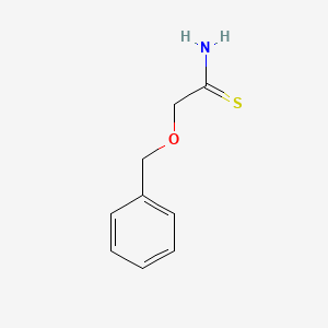 molecular formula C9H11NOS B3367370 2-(Benzyloxy)ethanethioamide CAS No. 174827-44-2