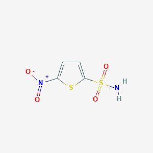 molecular formula C4H4N2O4S2 B3367378 5-Nitrothiophene-2-sulfonamide CAS No. 17510-82-6