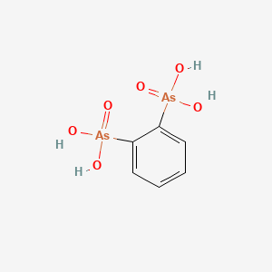 molecular formula C6H8As2O6 B3367403 o-Phenylenediarsonic acid CAS No. 1758-48-1