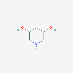 molecular formula C5H11NO2 B3367485 哌啶-3,5-二醇 CAS No. 1792-72-9