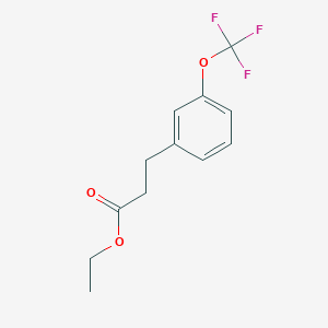 B3367488 Ethyl 3-(3-(trifluoromethoxy)phenyl)propanoate CAS No. 179381-93-2