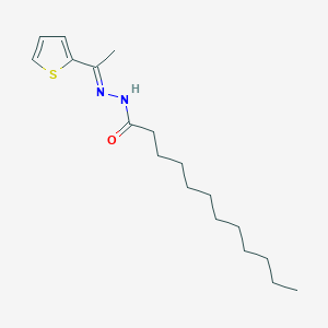 molecular formula C18H30N2OS B336750 N'-[1-(2-thienyl)ethylidene]dodecanohydrazide 