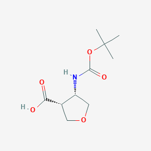cis-4-((tert-Butoxycarbonyl)amino)tetrahydrofuran-3-carboxylic acid