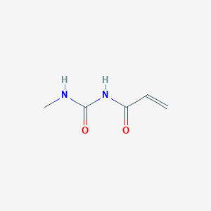 molecular formula C5H8N2O2 B3367609 1-Methyl-3-(prop-2-enoyl)urea CAS No. 183003-43-2