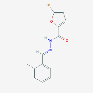 molecular formula C13H11BrN2O2 B336761 5-bromo-N'-(2-methylbenzylidene)-2-furohydrazide 