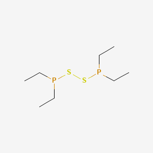 molecular formula C8H20P2S2 B3367611 (Diethylphosphanyldisulfanyl)-diethylphosphane CAS No. 1833-92-7