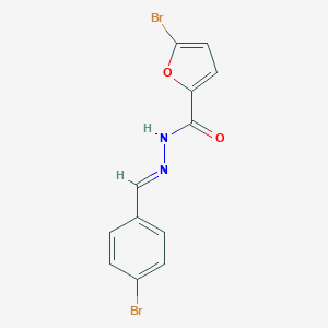 molecular formula C12H8Br2N2O2 B336766 5-bromo-N'-(4-bromobenzylidene)-2-furohydrazide 