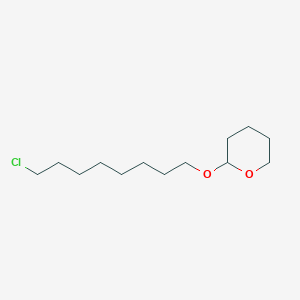 molecular formula C13H25ClO2 B033677 2H-Pyran, 2-((8-chlorooctyl)oxy)tetrahydro- CAS No. 19754-57-5