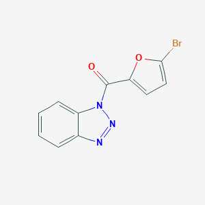 molecular formula C11H6BrN3O2 B336772 1H-benzotriazol-1-yl(5-bromofuran-2-yl)methanone 