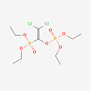 molecular formula C10H20Cl2O7P2 B3367735 Diethyl (diethoxyphosphinyl-2,2-dichloro)vinyl phosphate CAS No. 19285-67-7
