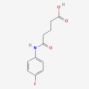 molecular formula C11H12FNO3 B3367740 5-[(4-Fluorophenyl)amino]-5-oxopentanoic acid CAS No. 193952-11-3
