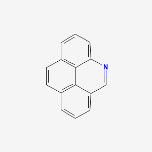 molecular formula C15H9N B3367743 4-Azapyrene CAS No. 194-03-6