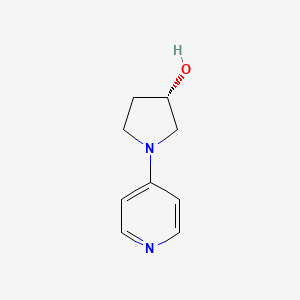 molecular formula C9H12N2O B3367775 (S)-1-(Pyridin-4-yl)pyrrolidin-3-ol CAS No. 194668-44-5