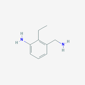molecular formula C9H14N2 B3367872 3-(Aminomethyl)-2-ethylaniline CAS No. 200281-33-0