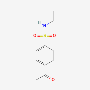 molecular formula C10H13NO3S B3367880 4-Acetyl-N-ethylbenzenesulfonamide CAS No. 200442-61-1
