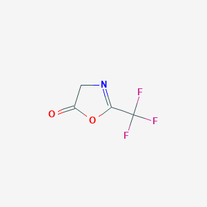 molecular formula C4H2F3NO2 B3367914 2-(三氟甲基)-5(4H)-恶唑酮 CAS No. 201025-87-8