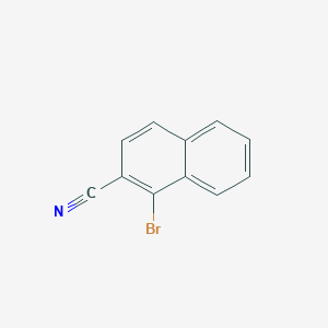 molecular formula C11H6BrN B3367943 1-Bromo-2-cyanonaphthalene CAS No. 20176-08-3
