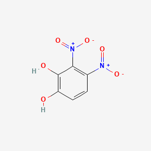 molecular formula C6H4N2O6 B3367944 3,4-Dinitrocatechol CAS No. 20184-66-1