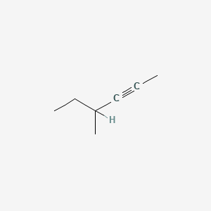 molecular formula C7H12 B3367952 4-甲基-2-己炔 CAS No. 20198-49-6
