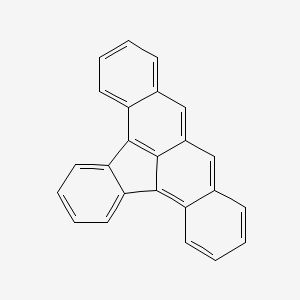 molecular formula C24H14 B3367996 Indeno[1,2,3-fg]naphthacene CAS No. 203-11-2