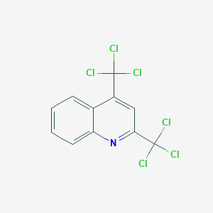 molecular formula C11H5Cl6N B3368020 2,4-Bis(trichloromethyl)quinoline CAS No. 203506-37-0