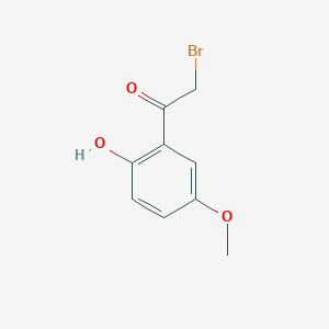 molecular formula C9H9BrO3 B3368026 2-Bromo-1-(2-hydroxy-5-methoxyphenyl)ethanone CAS No. 203524-87-2