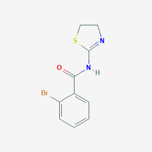 molecular formula C10H9BrN2OS B336810 2-bromo-N-(4,5-dihydro-1,3-thiazol-2-yl)benzamide 