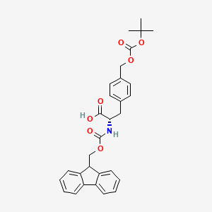 Fmoc-L-phe(4-ch2-O-Boc)