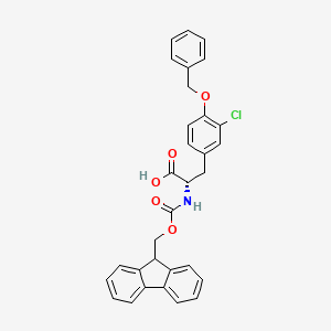 (S)-3-(4-Benzyloxy-3-chloro-phenyl)-2-(9H-fluoren-9-ylmethoxycarbonylamino)-propionic acid