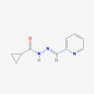 molecular formula C10H11N3O B336814 N'-(2-pyridinylmethylene)cyclopropanecarbohydrazide 