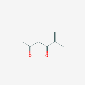 molecular formula C7H10O2 B3368173 5-Methylhex-5-ene-2,4-dione CAS No. 20583-46-4