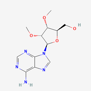 molecular formula C12H17N5O4 B3368231 2',3'-Dimethoxyadenosine CAS No. 20649-46-1