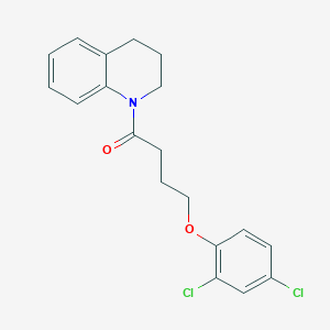 molecular formula C19H19Cl2NO2 B336829 4-(2,4-Dichloro-phenoxy)-1-(3,4-dihydro-2H-quinolin-1-yl)-butan-1-one 