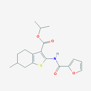 Isopropyl 2-(2-furoylamino)-6-methyl-4,5,6,7-tetrahydro-1-benzothiophene-3-carboxylate