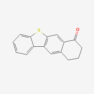 molecular formula C16H12OS B3368311 9,10-Dihydrobenzo[b]naphtho[2,3-d]thiophen-7(8h)-one CAS No. 20841-54-7
