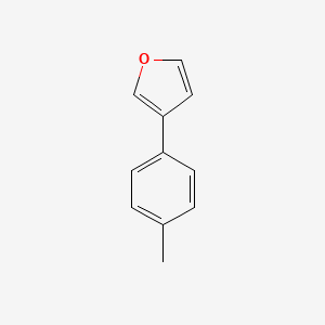 molecular formula C11H10O B3368319 3-(4-甲基苯基)呋喃 CAS No. 20842-10-8