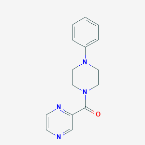 (4-Phenylpiperazino)(2-pyrazinyl)methanone