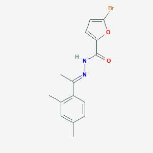 molecular formula C15H15BrN2O2 B336842 5-bromo-N'-[1-(2,4-dimethylphenyl)ethylidene]-2-furohydrazide 